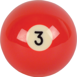 Aramith Premier Replacement Ball – #3 | Golden Break Billiards